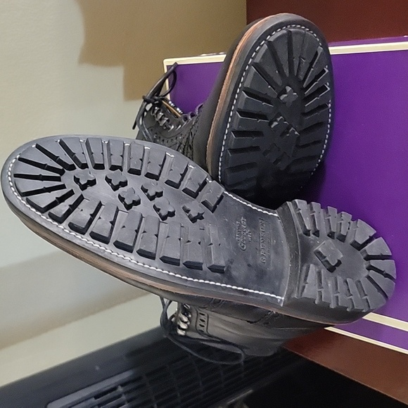 Gernson wingtip Genuine leather boots - Picture 3 of 5